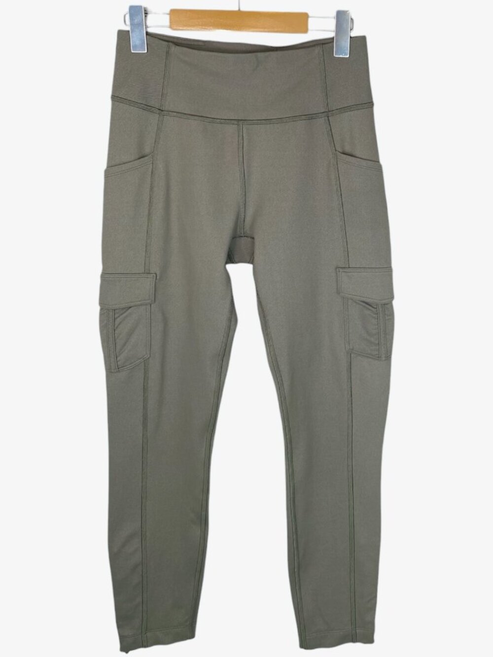 LULULEMON Scenic Route 7/8 tight 25"  Leggings - Gray Sage - Size 6
